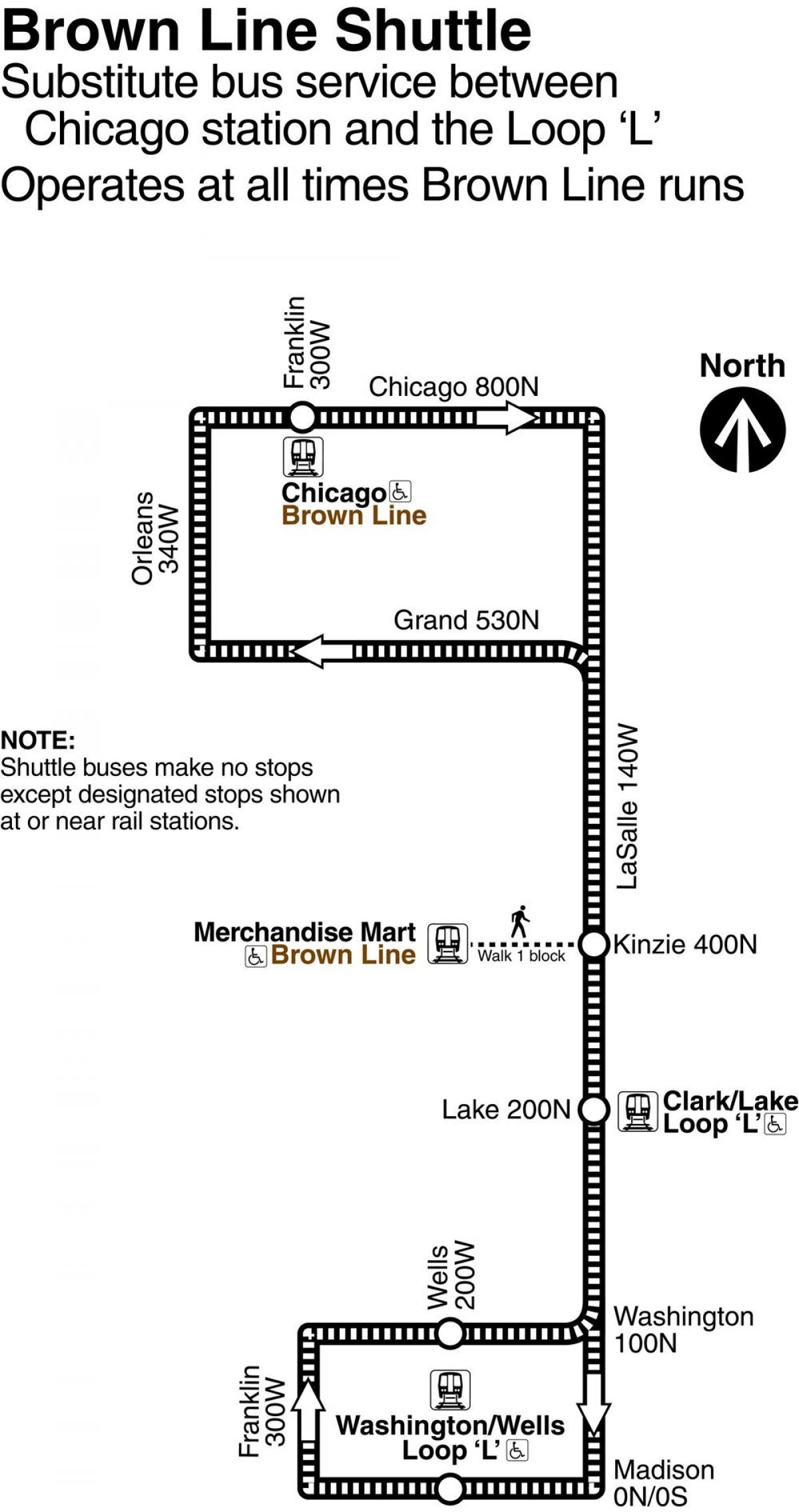 Chicago brown line ramani